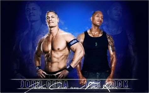 WWE WALLPAPERS: The Rock Vs John Cena | john cena vs the rock 2012 ...