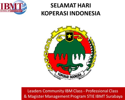 Download Stie Ibmt Koperasi Indonesia Cooperative Clipart Png Download Pikpng