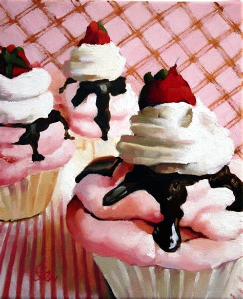 Pretty In Pink By Gaetanne Lavoie Cupcake Art Food Art Desserts