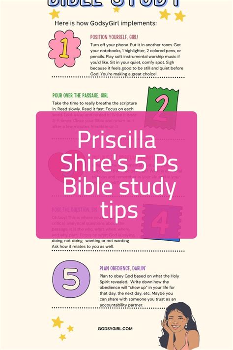 Priscilla Shire S 5 Ps Bible Study Tips Bible Study Tips Priscilla