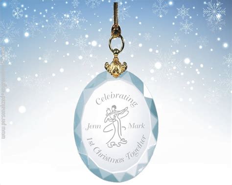 Engraved Crystal Ornaments