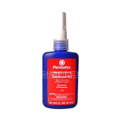 Permatex Permanent Strength Threadlocker Red Cup Core Ml