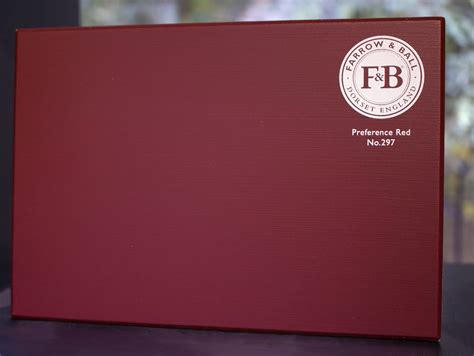 Preference Red No 297 Farrow And Ball Paint Farrow Ball Red Furniture