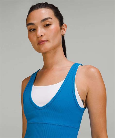 Lululemon Power Pivot Ribbed Tank Top Poolside Lulu Fanatics