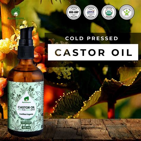 Cold Press Castor Oil For Hair And Skin Packaging Size 100ml At Rs