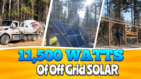 11500 Watt Diy Off Grid Solar System Youtube