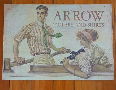 FANTASTIC Vintage ARROW Shirts Collars Advertising Clothing Store