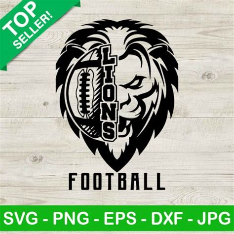 Detroit Lions Football Svg Lions Football Svg Detroit Lions Svg