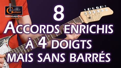 Accords Enrichis Jou S Doigts Sans Barr S Youtube