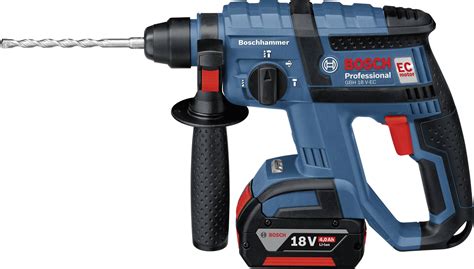 Bosch GBH 18 V EC Cordless Hammer Drill 4 Ah Incl Spare Battery Incl