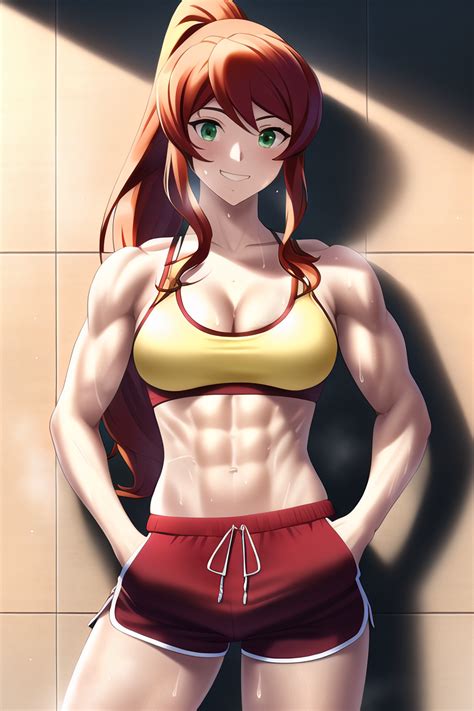 Buff Sexy Pyrrha Tranquilityartz Rwby Commissioned By Darkrobbe1 Rfitdrawngirls