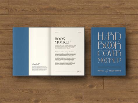 Premium Psd Realistic Hard Cover Book Mockup