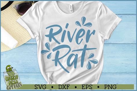 River Rat Svg File Dxf Eps Png River Svg Summer Svg Etsy