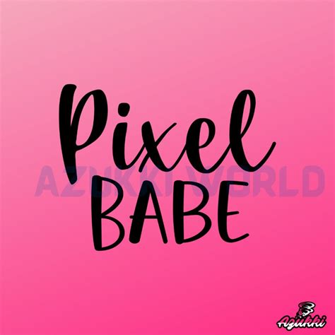 Pixel Babe SVG PNG Girl Designs Girl Graphics Girl Etsy