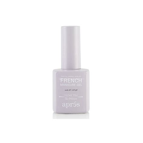 Aprés Nail French Manicure Gel Nail Polish I Love You So Mochi 15ml