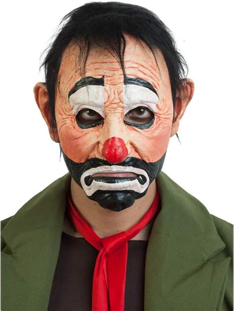 Amazon Ghoulish Productions Trap The Clown Sad Clown Mask Elastic