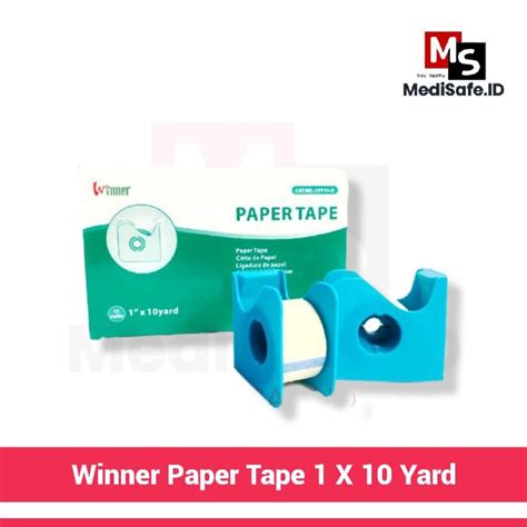 Jual Winner Paper Tape 1 X 10 Yard Dispenser Plester Kertas Medical