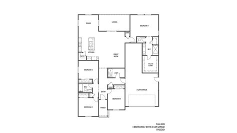 Floor Plan In Magnolia At Shastina Ranch Redding Ca Dr Horton