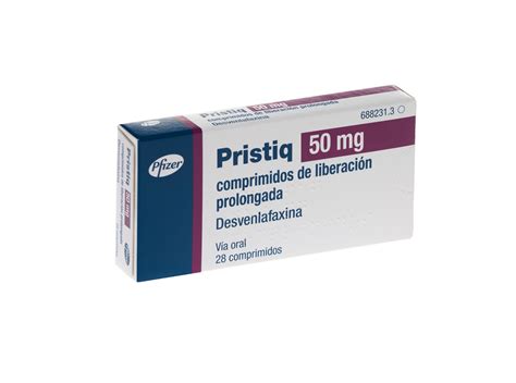 Pristiq 50 Mg 28 Comprimidos Liberacion Prolongada Farmacéuticos