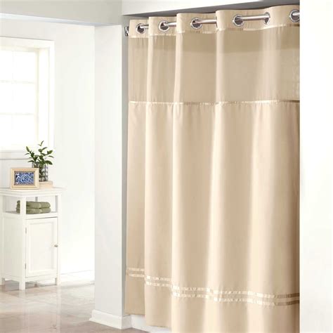 2025 Popular Hookless Fabric Shower Curtain Liner