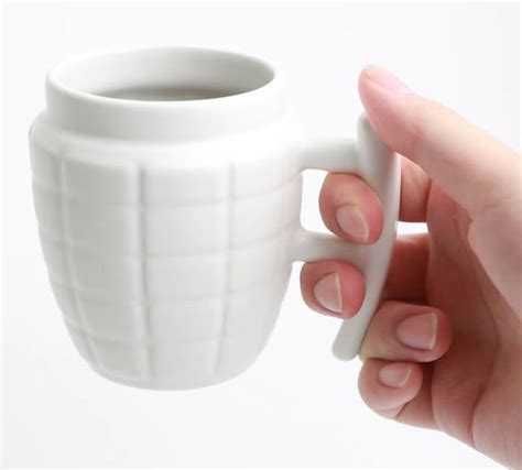 Grenade Shaped Ceramic Mug - FeelGift