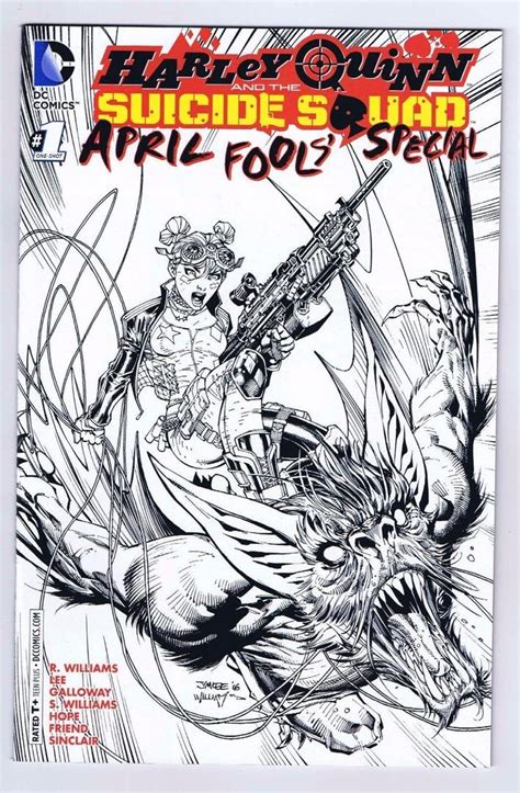 Harley Quinn Suicide Squad April Fools Special Retailer Jim Lee Variant