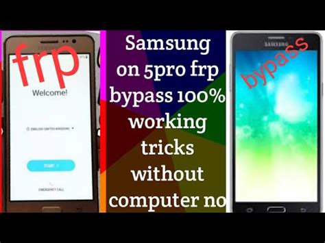 Samsung On Pro Sm G Fy Frp Bypass Google Account Bypass Without