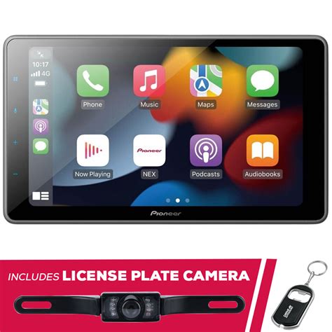Pioneer DMH-WT3800NEX 9" Digital Media Receiver with License Plate Camera