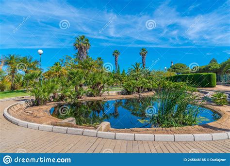 Botanical Garden Jos Celestino Mutis At La Rabida In Spain Stock