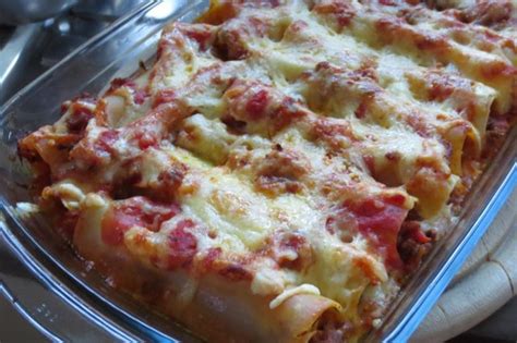 Cannelloni Mit Tomaten Hackfleischf Llung Rezept Mit Bild Kochbar De