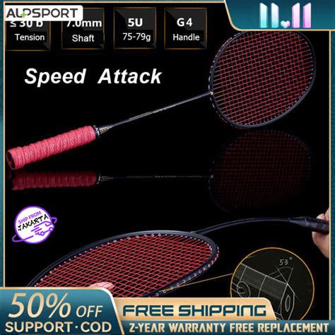 Alp Xhp Pcs Carbon U G Lbs Badminton Racket Pro Badminton