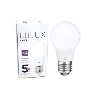 Jual Lampu WILUX LED Bulb 5W Putih 6500K Bohlam 15rb Jam Shopee