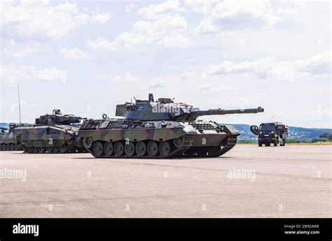 Leopard A Main Battle Tank Of The Bundeswehr Army Airfield