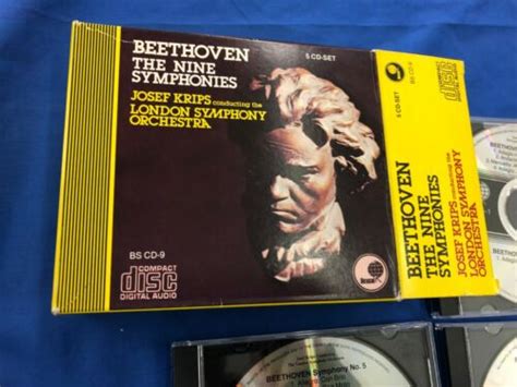 Beethoven The Nine Symphonies Josef Krips 5 CD Set W Box EBay