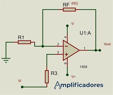 Amplificador No Inversor An Lisis Y Ejemplos