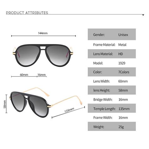 Aviation Oversized Gradient Men S Driving Glasses Brand Classic Retro Pilot Sunglasses Women Ins