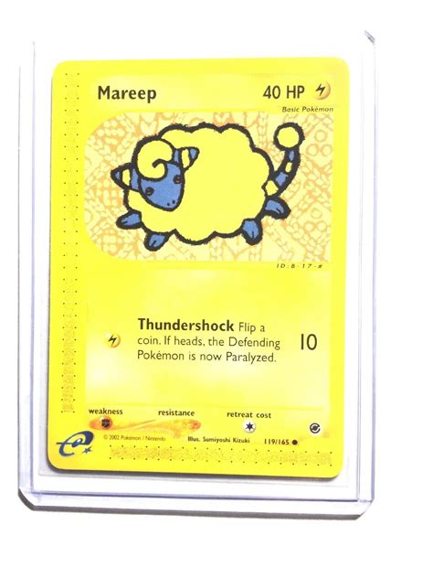 Mareep Expedition Base Set Common Pokemon Card Nm Ebay