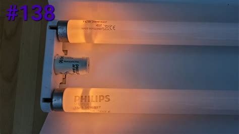 Eol Fluorescent Tube Philips Tl D W Warm White T Youtube