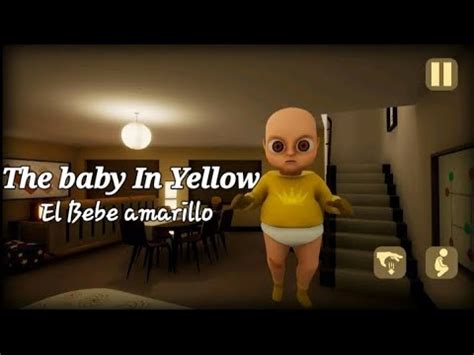 Jugando el juego de terror The Beby In Yellow el bebé amarillo YouTube