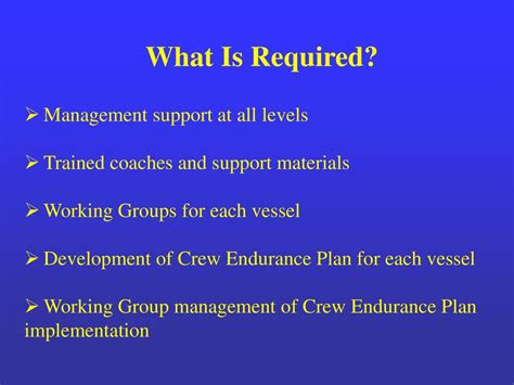 Crew Endurance Management System Ppt Download