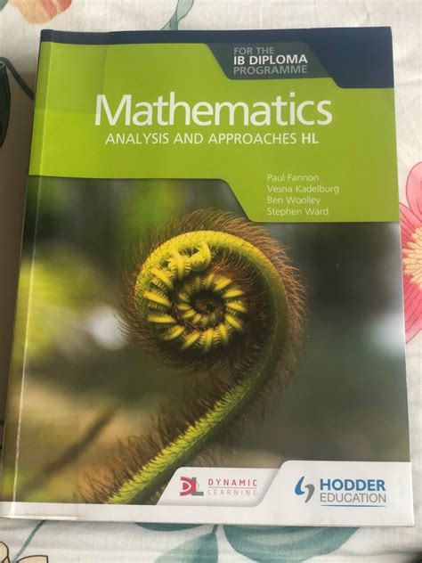 IB Math AA HL Textbook Hodder Education Hobbies Toys Books