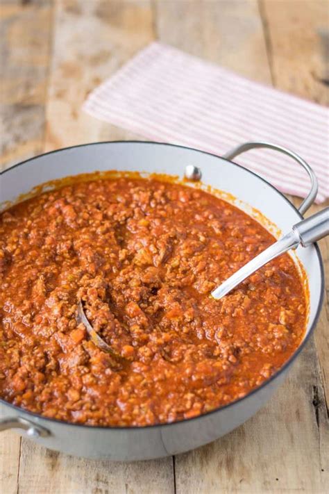 Traditional Bolognese Sauce Culinary Ginger