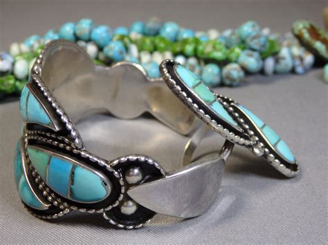 Rare ZUNI Loyde Jennie Salvador Natural Arizona TURQUOISE Etsy