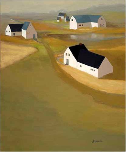 Golden Horizon Folk Art Barn Painting Bob Ferrucci Art The Art Of