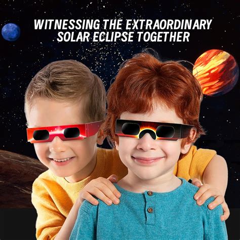 Gafas Solar Eclipse 2024 Ce E Iso Certified Optical Quality Safe Shades For Direct Sun Viewing