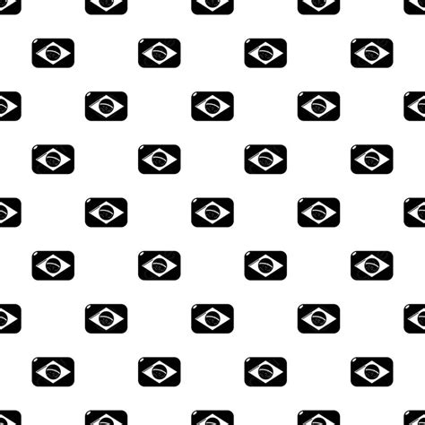 Brazilian Flag Pattern Vector Seamless Repeating For Any Web Design