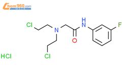 2 Bis 2 Chloroethyl Amino N 3 Fluorophenyl Acetamide Hydrochloride