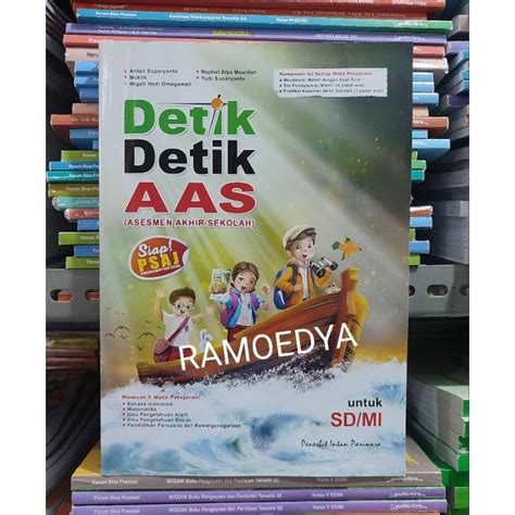 Jual Buku Detik Detik AAS Asesmen Akhir Sekolah SD MI Kelas 6 Intan