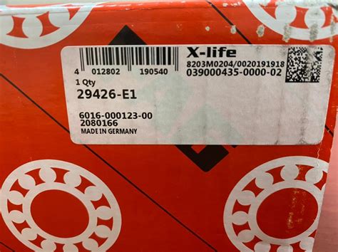 Fag E Spherical Roller Thrust Bearing X X Mm