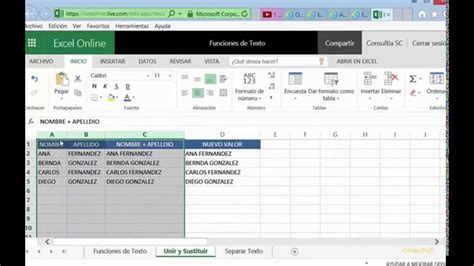 Unir Columnas En Una Sola Youtube